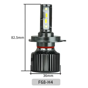 Bohlam lampu depan mobil desain khusus, bohlam lampu depan Led 24V H4 Lumen tinggi untuk mobil