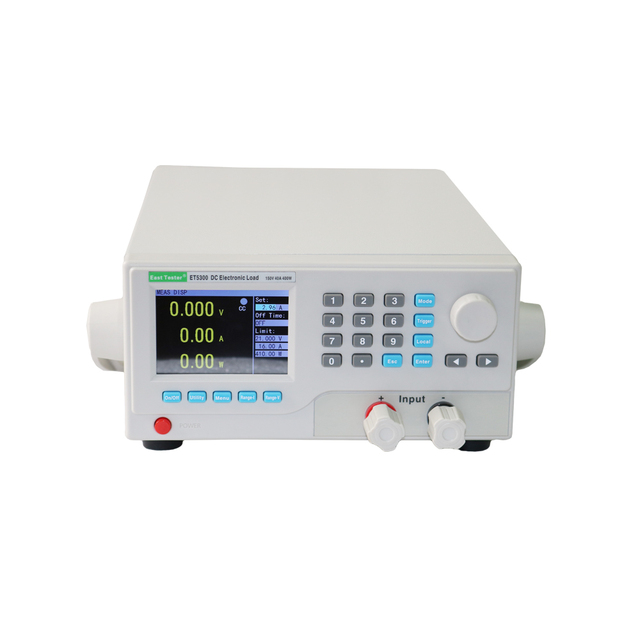 ET53 Series ET5301 LCD Portable DC Programmable Electronic Load Tester 400W 60A 150V 0.1% Accuracy RS-232 Industrial Use