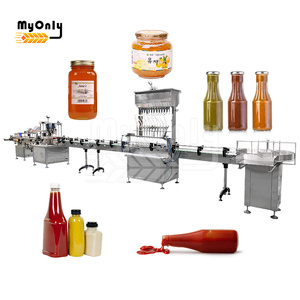 Machine de remplissage de bouteilles de sauce pesto chaude MY Jam 500ml de pâte de tomate <span class=keywords><strong>chili</strong></span> pour pot - Product Image 1