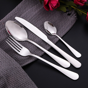 <span class=keywords><strong>Couverts</strong></span> en acier inoxydable de haute qualité pour hôtel/restaurant, 16/24 pièces, avec boîte cadeau noire - Product Image 3