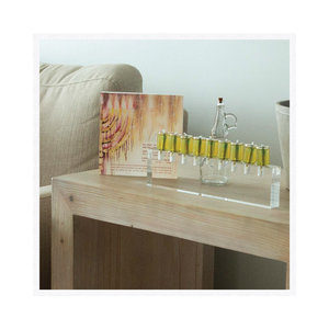 Hanoukka Hanoukka Bougie Éclairage Huile Tasse Cadeau Juif Judaica Acrylique Or Pierre Peint par <span class=keywords><strong>Judy</strong></span> Lucite Classique Menorah - Product Image 1