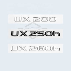 <span class=keywords><strong>Insigne</strong></span> d'autocollant de logo de lettre de coffre de style de voiture en métal pour <span class=keywords><strong>Lexus</strong></span> NX200t NX250 NX300h ES350 ES200 ES300 RX350 RX450 LX570 LX45 - Product Image 2