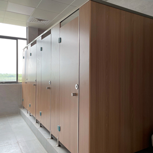 Chống nước chống phá hoại nhỏ gọn Laminate Board nhà vệ sinh tủ phân phối nóng phân vùng văn phòng - Product Image 1