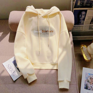 PB & ZA 2022, venta al por mayor, Tops de Otoño e Invierno para mujer, nuevo cárdigan suelto con cremallera, suéter con capucha bordado de texto para mujer 1131893 - Product Image 3