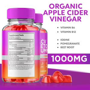 OEM Etiqueta Privada vegano ACV gomoso quemador de grasa <span class=keywords><strong>Keto</strong></span> <span class=keywords><strong>dieta</strong></span> apoyo manzana Vinagre de sidra supresor del apetito gomitas para bajar de peso - Product Image 6