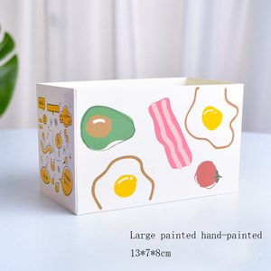 Boîte d'Emballage Carrée pour Sandwich, de Qualité Alimentaire et Écologique, Personnalisable avec Logo - Product Image 4