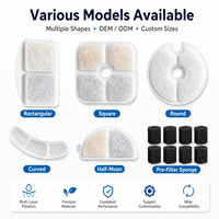 Filtre de remplacement triple action pour fontaine à eau pour animaux de compagnie (uniquement pour chats) – Bouteilles en plastique