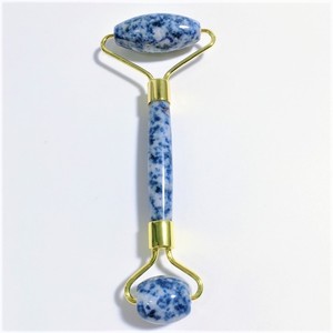 Meilleure Vente Gravure Laser Logo Pas de <span class=keywords><strong>Bruit</strong></span> Naturel Double Tête Tache Bleue Pierre Véritable Naturel Rouleau Pour SPA - Product Image 6