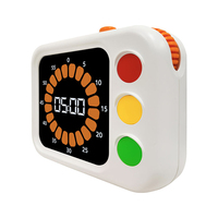 Temporizador Digital de 60 Minutos, Temporizador de Productividad con Cuenta Regresiva, Temporizador Visual LED para Niños, Aula, Tareas de Aprendizaje, Cocina, Estudiantes