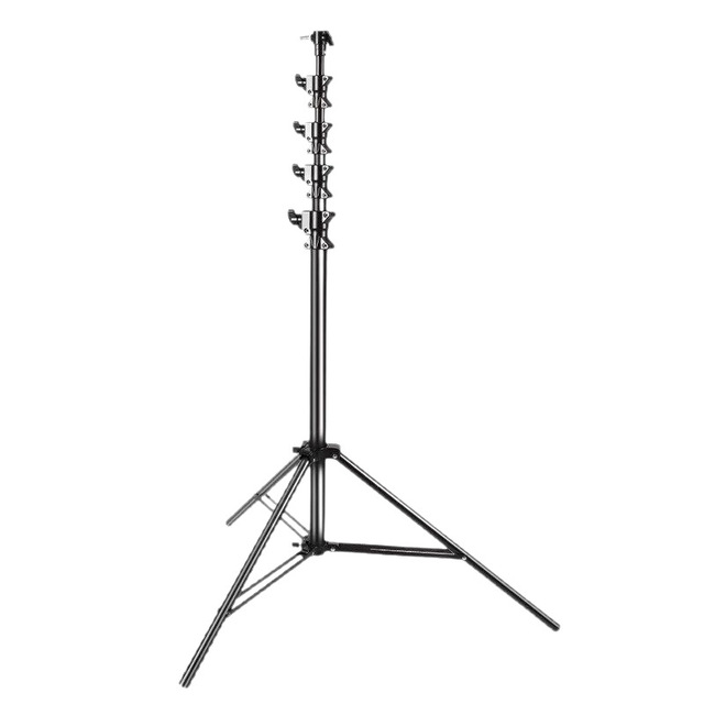4.8M Light Stand with Air Pressure Buffer Foldable Tripod for Softbox Photographic Studio Flash Umbrellas Load 5kg