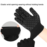 Chauffe-mains charge trésor chauffage écran tactile gants chauds en peluche grande taille contrôle de la température USB gant chauffant soins des mains