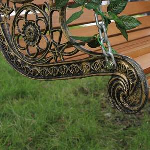 Sillas colgantes de madera maciza de estilo familiar para niños, columpios para patio exterior, sillas colgantes de tablón para el hogar, <span class=keywords><strong>oferta</strong></span> especial - Product Image 4