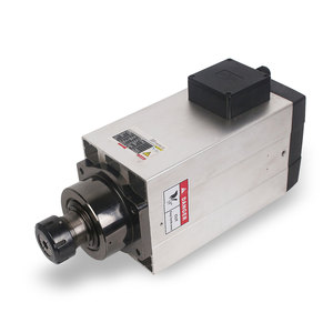 Motor de Husillo Cuadrado para Router CNC, Modelo Nuevo de Última Generación, 12kw, 12000 <span class=keywords><strong>RPM</strong></span>, ER40, 380V, 400 <span class=keywords><strong>Hz</strong></span>, Venta Caliente - Product Image 1