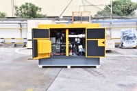 Groupe électrogène diesel Yuchai 80 kVA 100 kVA 200 kVA triphasé refroidi par eau, type silencieux industriel