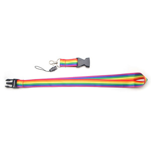 Cordini per Cellulare Arcobaleno Gay Pride <span class=keywords><strong>Pronti</strong></span> per la Spedizione, Laccetti da Collo Arcobaleno con Fibbia a Sgancio Rapido - Product Image 4
