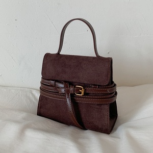 <b>Vintage</b> Suede Handbag Women's 2026 New Light Luxury Niche High-end Fashion Versatile Crossbody <b>Bag</b> Hot Supplier In Stock - Product Image 4