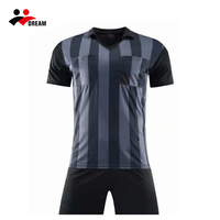 Uniforme de football à rayures et à sublimation en polyester, meilleure qualité, imprimé à séchage rapide