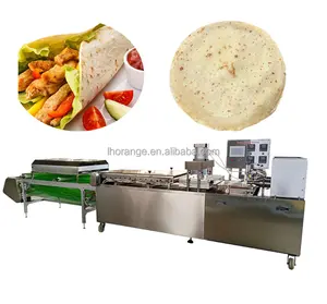 Mesin Tortilla Mesin Tortilla Meksiko Tepung Industri Otomatis Pembuat Pita Taco Roti Tekan Produk Gandum Mesin Pembuat Tortilla