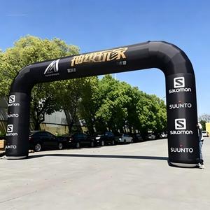 Arco Inflable <span class=keywords><strong>Verde</strong></span> Personalizado con Impresión UV, Arco de Carrera Inflable Impermeable para Eventos Deportivos al Aire Libre, Hermético y Estable - Product Image 2