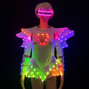 Nouveauté fête brillant Sexy Ballet robe lumière LED <span class=keywords><strong>Tutu</strong></span> jupes alimenté par batterie femmes Performances Bar spectacles de nuit accessoires de déguisement - Product Image 4