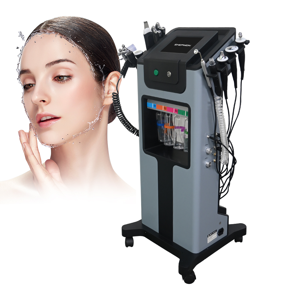 Gezichts 10 In 1 Draagbare Hydra Professionele Gezichtsbehandeling Diepe Reinigingsmachine Schoonheidssalon Apparatuur