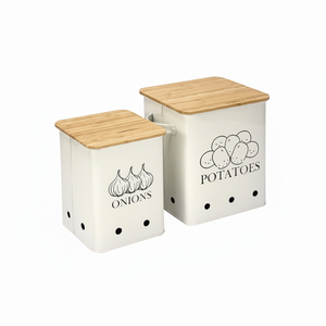 Boîtes de rangement de cuisine en bois fabriquées à la main avec couvercles élégance sans effort et organisation écologique pour les cadeaux - Product Image 1