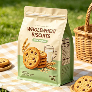 Sacs d'emballage alimentaire refermables en aluminium de qualité supérieure, personnalisés, à fond plat, à huit soudures latérales, résistants à l'humidité - Product Image 6