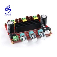 100 W 12V-24V large tension Audio Subwoofer Circuit de canal numérique 2.1 carte amplificateur Tpa3116d2 son 100 Watt Tpa 3116 Xh-M139