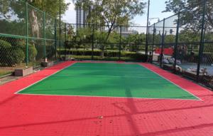 Portable <strong>3x3</strong> Basketball Court <strong>Tiles</strong> Modular Interlocking Eco-Friendly Waterproof Shock Absorption Anti-Slip Plastic Flooring - Product Image 5