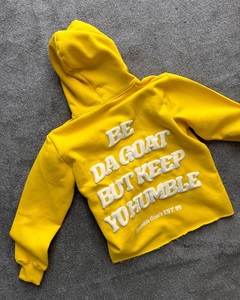 Alta calidad al por mayor Streetwear gráfico sudadera logotipo personalizado hombro caído pesado Puff estampado algodón liso en blanco Zip up Hoodie - Product Image 4