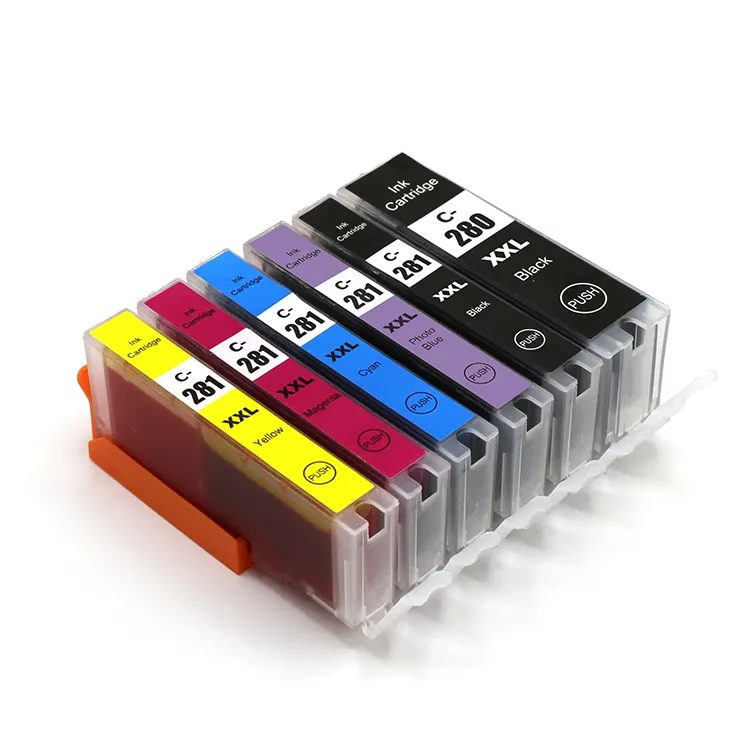Premium-kompatibler schnell trocknender Tinten strahl drucker Drucker-Tinten patrone für Canon 280 281