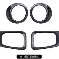 ABS extérieur pare-chocs avant antibrouillard couvercle décoratif garniture antibrouillard couverture voiture accessoires pour Suzuki Jimny 2019 2022 2024 JB74