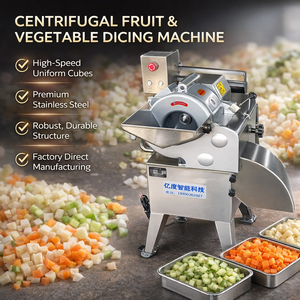 Machine automatique de découpe centrifuge de légumes, coupe-dés de fruits, grande capacité, équipement de transformation alimentaire - Product Image 1