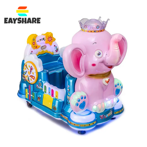 Coche oscilante de música eléctrica para niños, coche de paseo con monedas, coches de paseo para niños - Product Image 2