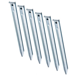 TPG0127 23cm 9inch <strong>Tent</strong> Stakes <strong>Screw</strong> <strong>in</strong> <strong>Tent</strong> <strong>Pegs</strong> Ground Metal Heavy Duty Camping Stakes for Camping Accessories - Product Image 4