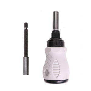 Juego de Destornilladores de Trinquete Semiautomático Multifuncional 8 en 1 para Uso Doméstico, Combinaciones de Puntas Phillips y Planas Multiángulo - Product Image 1