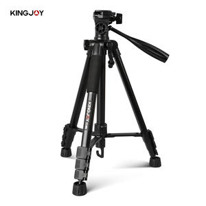 KINGJOY 69 "Trípode de soporte de cámara de alta resistencia Trípodes profesionales de viaje DSLR Fotografía <span class=keywords><strong>para</strong></span> cámara de video de teléfono <span class=keywords><strong>celular</strong></span> - Product Image 1