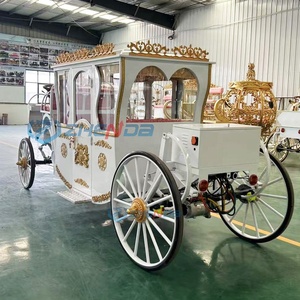 European Style Wedding Horse Wagon Sightseeing Cart Electric Horseless Carriage for Used for Wedding Theme Activities - Product Image 4