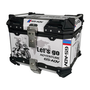 Chasing fabrika evrensel alüminyum motosiklet çantası kutu tutuşunu 45L bagaj kuyruk kutuları motosikletler - Product Image 5
