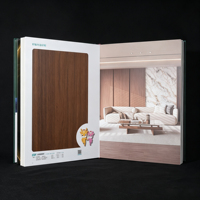 Catalogue d'échantillons de panneaux de meubles en mélamine St.Deer Eco ENF Grade Wood Color Swatch Book avec images de rendu intérieur