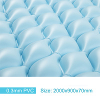 Matelas pneumatique ondulé imperméable Senyang avec pompe à pression réglable pour les soins et la réadaptation à long terme