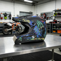 Casque pour jeunes, casque personnalisé, casque de moto en ABS, certifié DOT, casques de moto pour la vente en gros, commande en gros