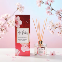 Diffuseur de parfum à bâtonnets Via Pinky Wholesale, parfum floral de fleurs de cerisier, avec emballage en boîte, pour hôtel et maison