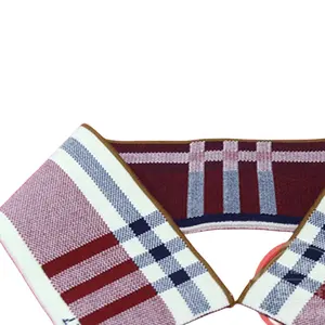 Polyester Cotton Flat Knitting 1*1 Collar Knitting Rib For Neckline Cuff Polo Shirt