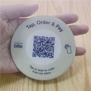 Etiqueta NFC de Epoxi Personalizada de Gran Tamaño, 10 cm de Diámetro, para Menús de Restaurantes, 2026 - Product Image 6