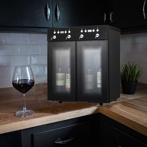 Dispensador de <span class=keywords><strong>Vino</strong></span> Comercial Refrigerado de Temperatura Constante Doble, Automático, para 4 Botellas - Product Image 4