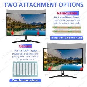 ฟิล์มกันรอยแบบถอดได้ ป้องกันแสงสะท้อน 2 ทาง สำหรับ <span class=keywords><strong>Lenovo</strong></span> 34 นิ้ว 21:9  วัสดุ PET คุณภาพสูง ป้องกันการมองลอก - Product Image 5