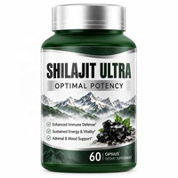 Complément alimentaire Shilajit Ultra - Puissance optimale pour une défense immunitaire renforcée, une énergie durable et un soutien de l'humeur 60 capsules