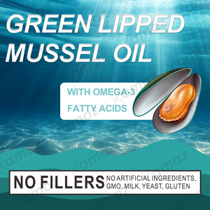 <span class=keywords><strong>Huile</strong></span> de moule verte Amaz OEM/ODM, 60 gélules molles, avec acides gras oméga-<span class=keywords><strong>3</strong></span> pour la santé des articulations, soutien immunitaire, complément alimentaire - Product Image 4