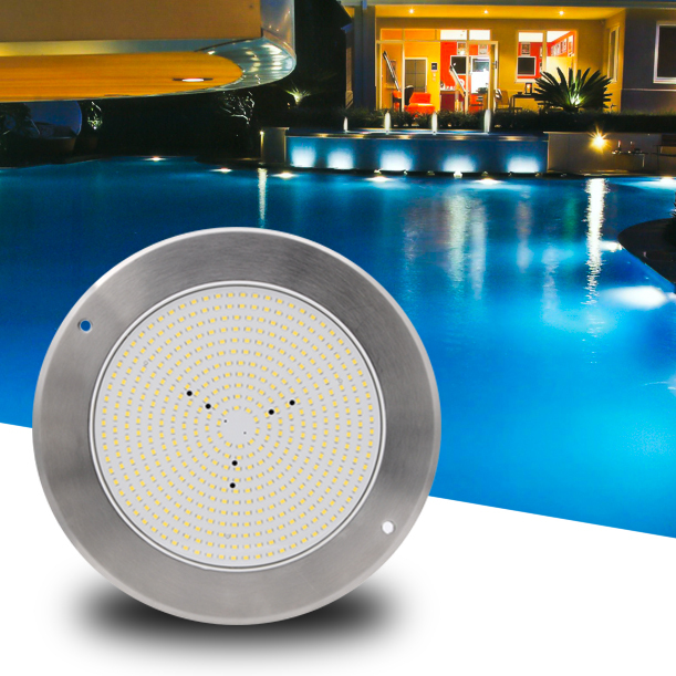 Outdoor IP68 DC12V 304 Stainless Steel RGB LED Underwater Swimming Pool Light